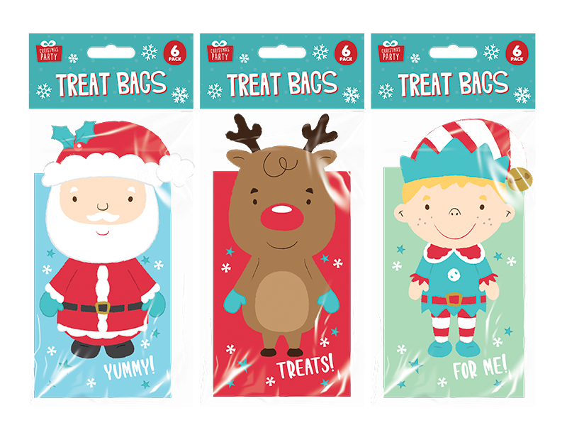3D Character Treat Bags 6 Pack 3D Character Treat Bags 6 Pack