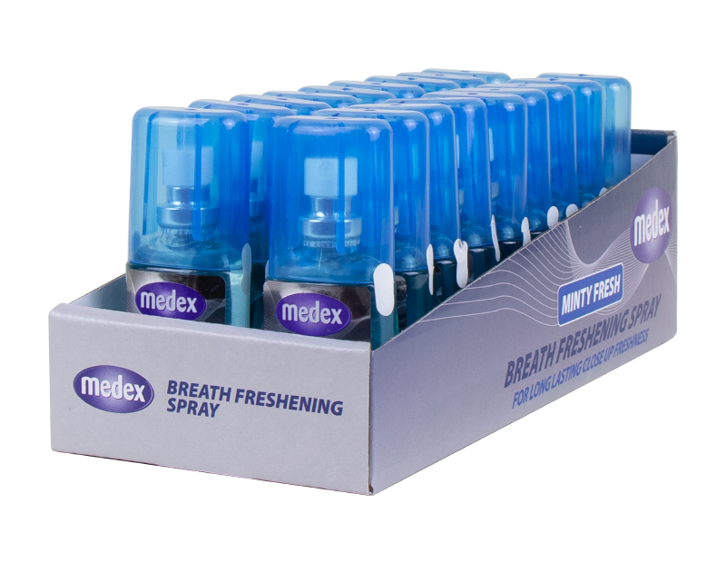 Medex Mint Breath Freshening Spray With PDQ Medex Mint Breath Freshening Spray
