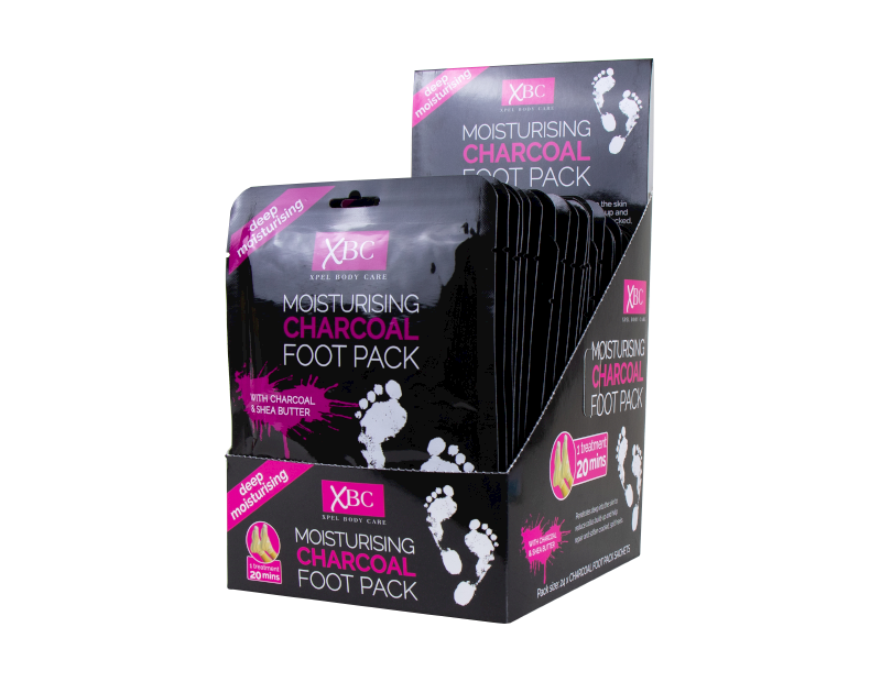 Moisturising Charcoal Foot Pack With PDQ Moisturising Charcoal Foot Pack