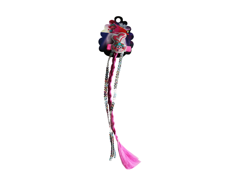 Trolls Hair Clip With Braid