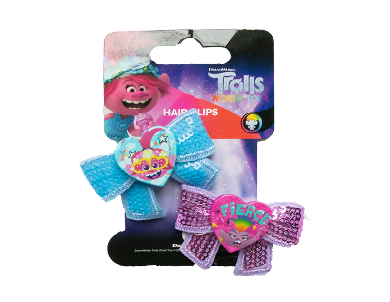 Trolls Hair Bow Clips - 2 Pack