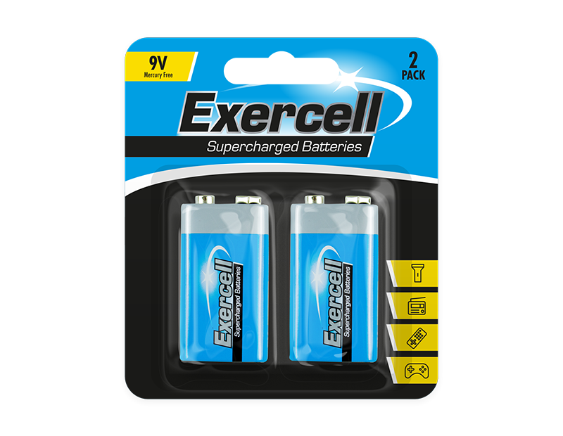 9V Batteries - 2 Pack