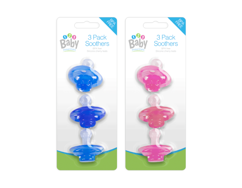 Baby Soothers - 3 Pack Baby Soothers