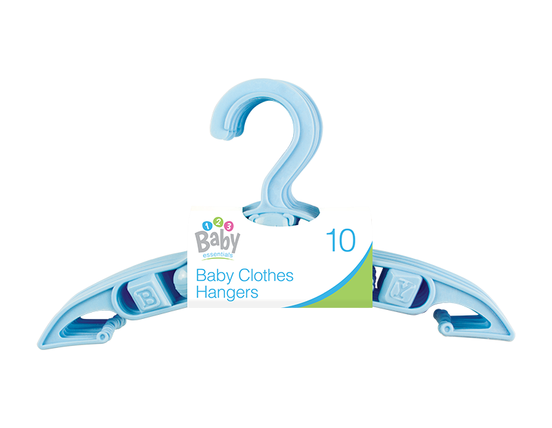 Blue Baby Clothes Hangers - 10 Pack Blue Baby Clothes Hangers - 10 Pack