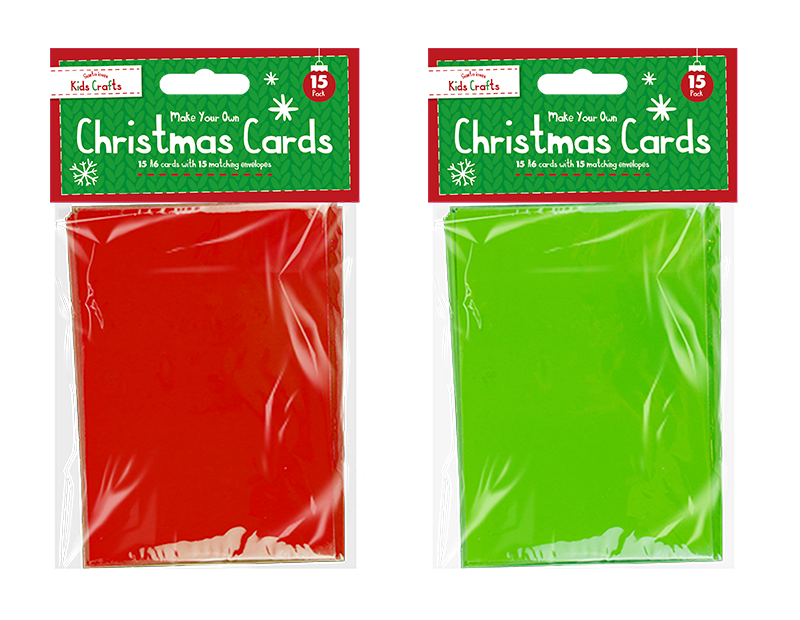 Christmas Cards Craft Set - 15 Pack Christmas Cards Craft Set