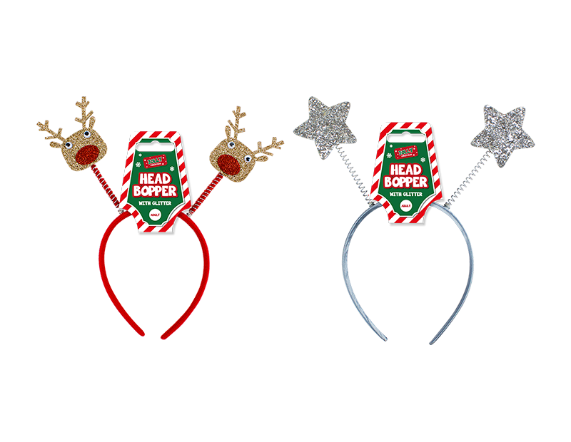 Christmas Glitter Head Bopper Christmas Glitter Head Bopper