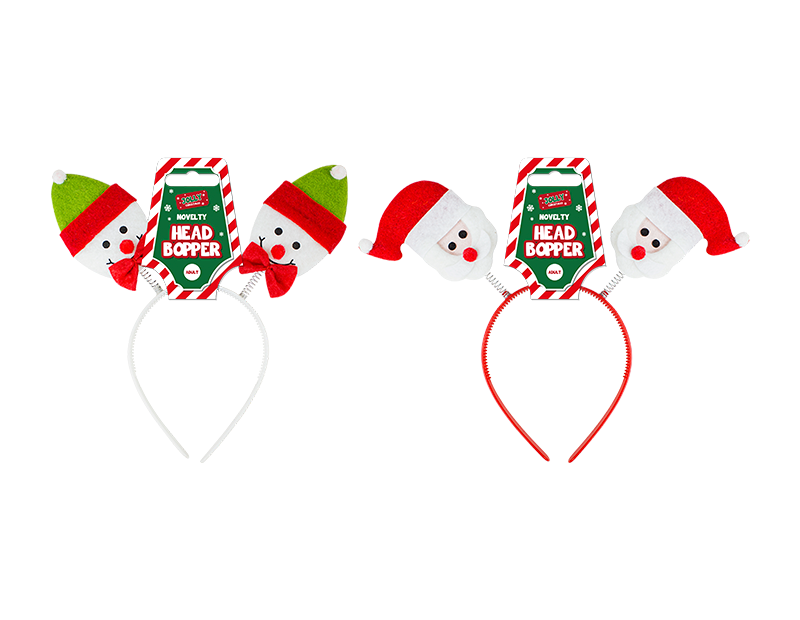 Christmas Novelty Head Boppers Christmas Novelty Head Boppers