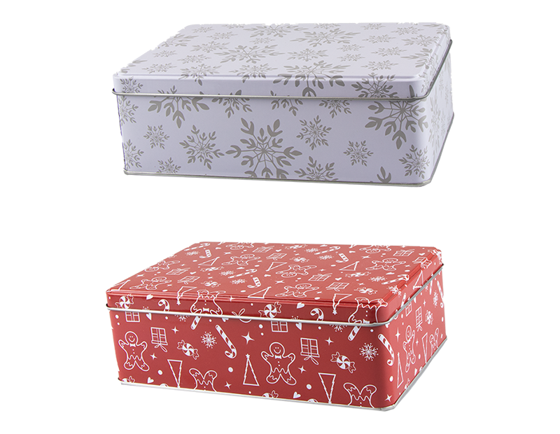 Christmas Storage Tin Christmas Storage Tin