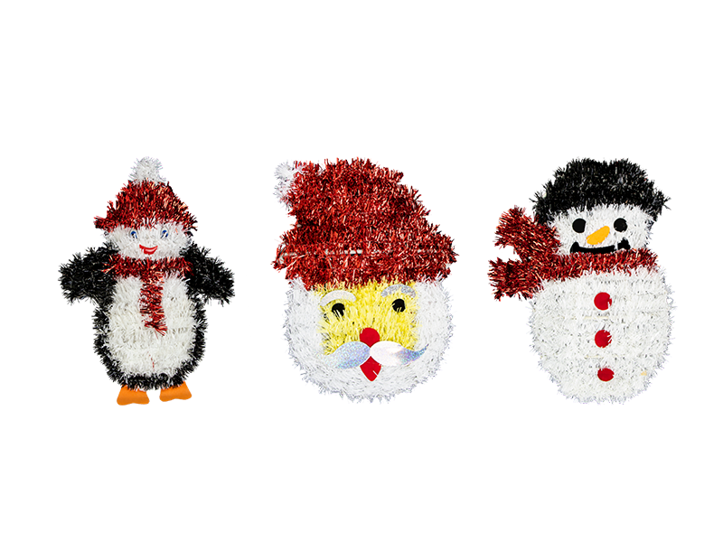 Christmas Tinsel Wall Plaque Christmas Tinsel Wall Plaque