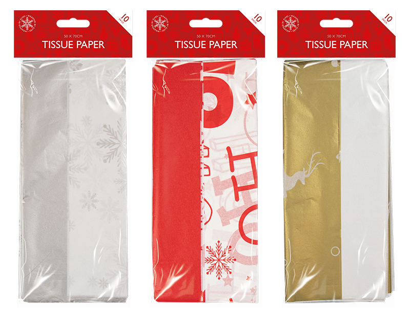 Christmas Tissue Paper - 10 Sheets Christmas Tissue Paper - 10 Sheets