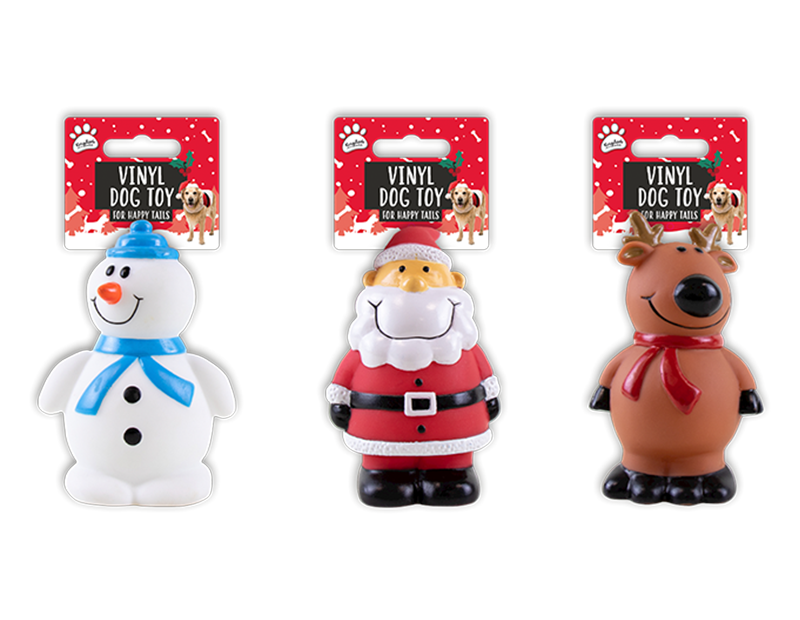Christmas Vinyl Dog Toy Christmas Vinyl Dog Toy