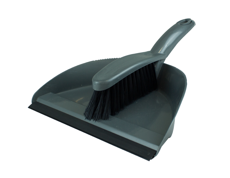 Silver Dustpan & Brush Set