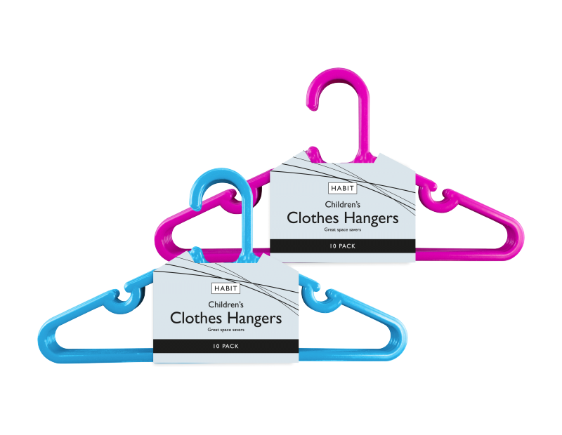 Childrens Clothes Hangers - 10 Pack Childrens Clothes Hangers - 10 Pack