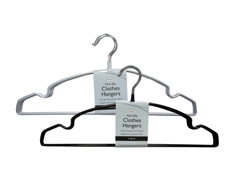 Non-slip Clothes Hangers - 4 Pack Non-slip Clothes Hangers - 4 Pack
