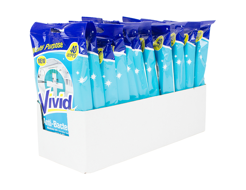 Antibacterial Cleaning Wipes - 40 Pack Antibacterial Cleaning Wipes - 40 Pack