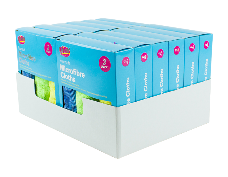 Microfibre Cleaning Cloths - 3 Pack Microfibre Cleaning Cloths - 3 Pack