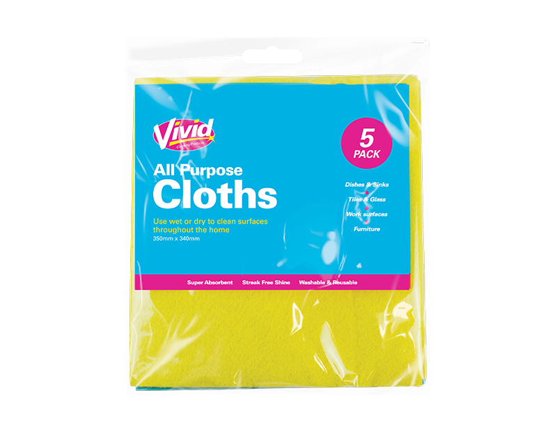 All Purpose Cloths - 5 Pack All Purpose Cloths - 5 Pack