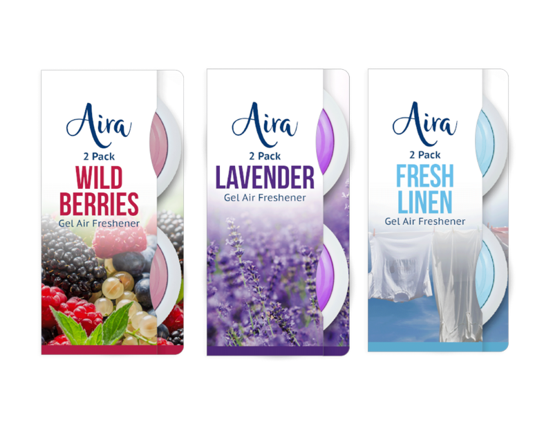 Round Gel Air Fresheners - 2 Pack Round Gel Air Fresheners