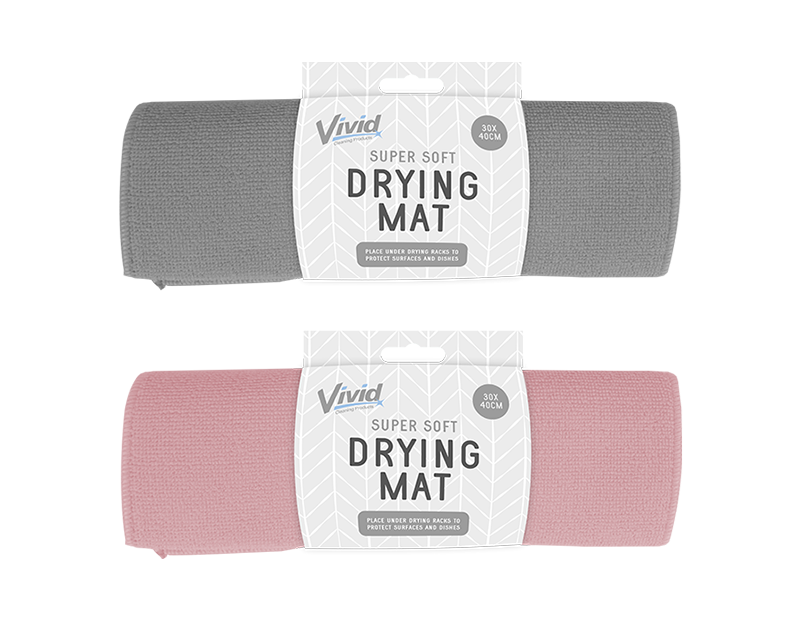 Dish Drying Mat 30cm x 40cm - Trend Dish Drying Mat 30cm x 40cm - Trend