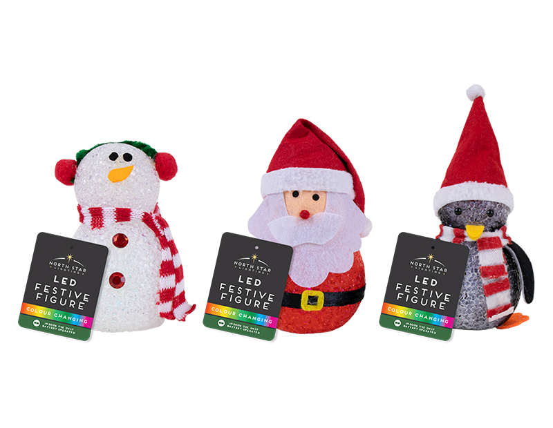 Colour Changing LED Christmas Character With PDQ Colour Changing LED Christmas Character With PDQ