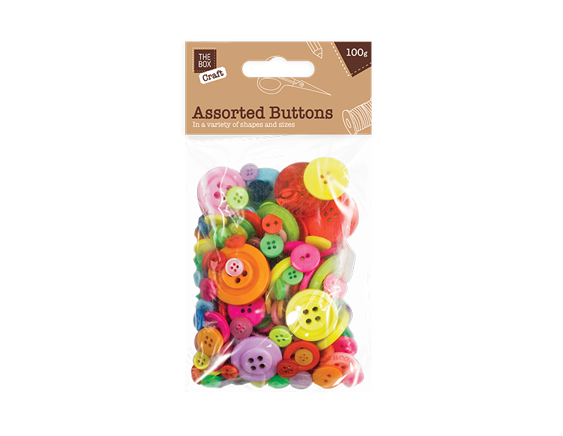 Craft Buttons 100g Craft Buttons 100g