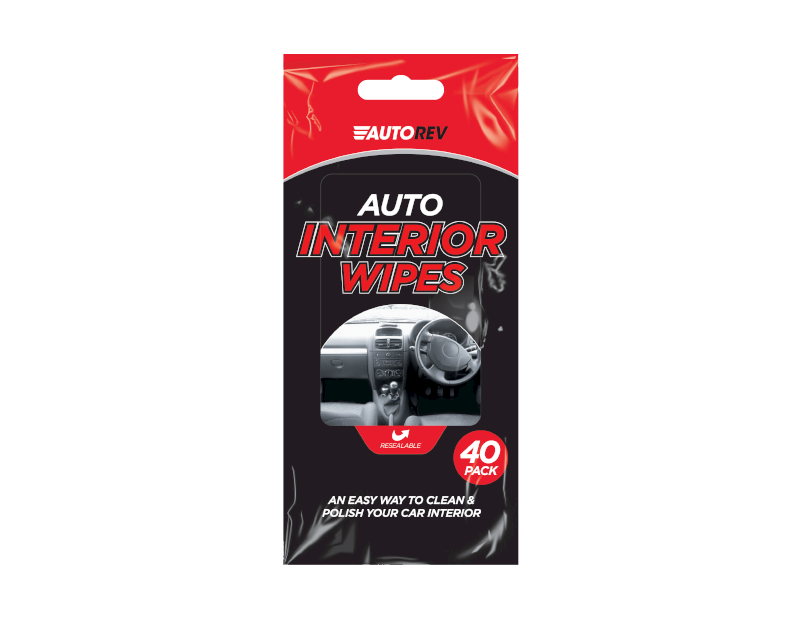 Car Interior Wipes - 40 Pack