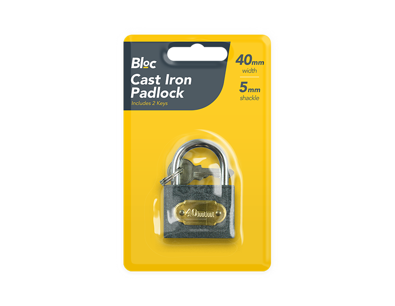 Cast Iron Padlock 40mm Cast Iron Padlock 40mm