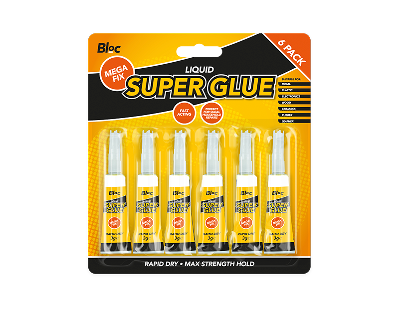 Super Glue 3g - 6 Pack Super Glue 3g - 6 Pack