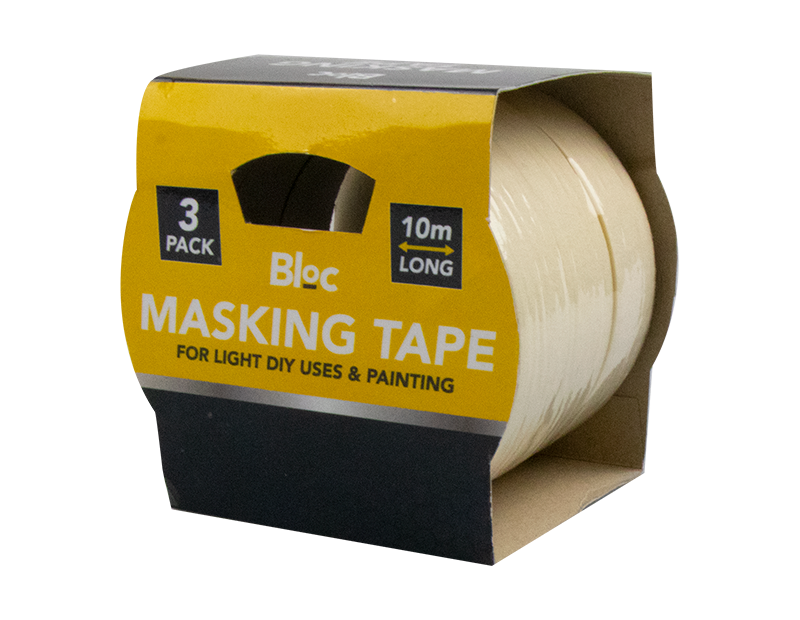 Masking Tape 10m - 3 Pack Masking Tape 10m - 3 Pack