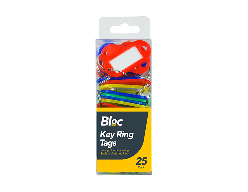 Key Ring Tags - 25 Pack Keyring Tags - 25 Pack