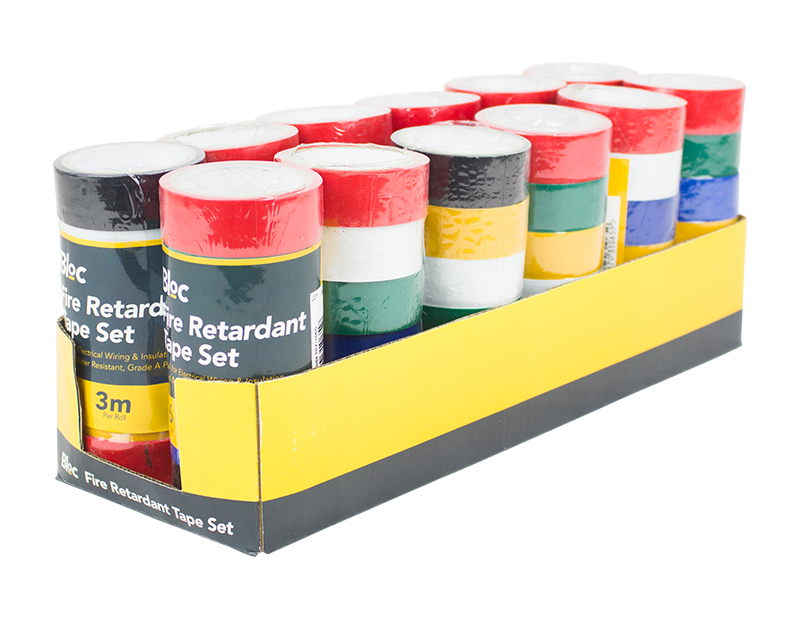 Fire Retardant Tape Set - 6 Pack (With PDQ) Fire Retardant Tape Set - 6 Pack