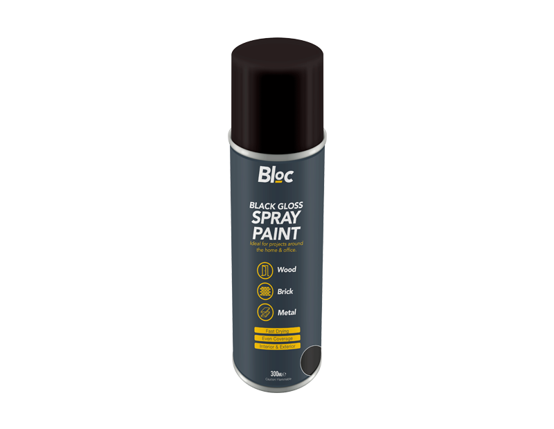 Black Gloss Auto Spray Paint 300ml Black Gloss Spray Paint 300ml