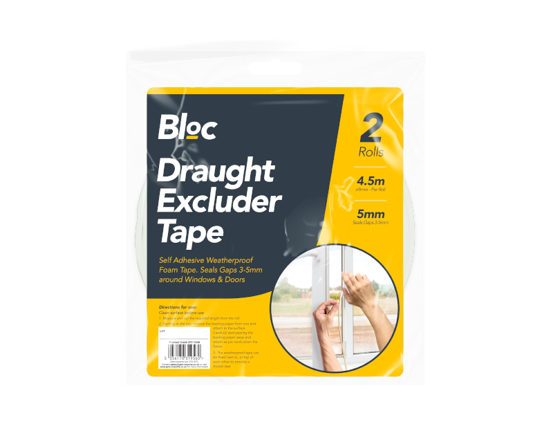 Draught Excluder Tape - 2 Rolls Draught Excluder Tape - 2 Rolls
