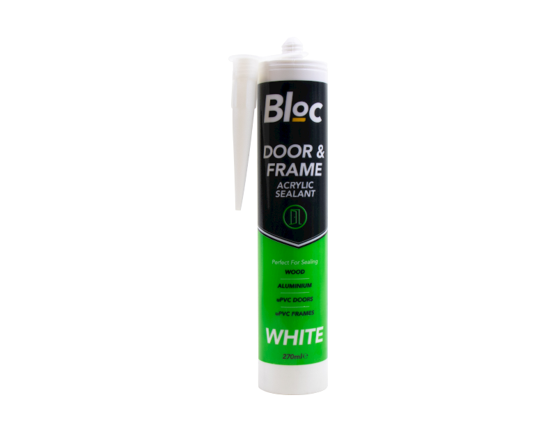 Frame & Door Acrylic White Sealant Cartridge White Door & Frame Acrylic Sealant Cartridge 270ml