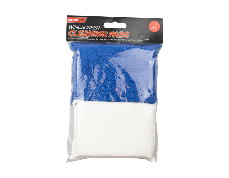 Windscreen Cleaning Pads - 2 Pack