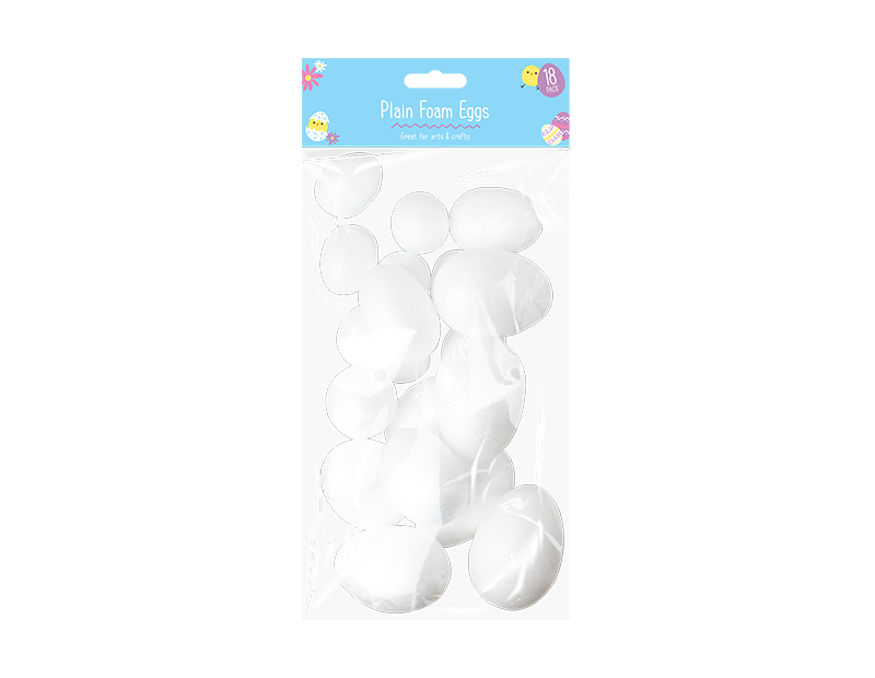 Easter Foam Eggs - 18 Pack