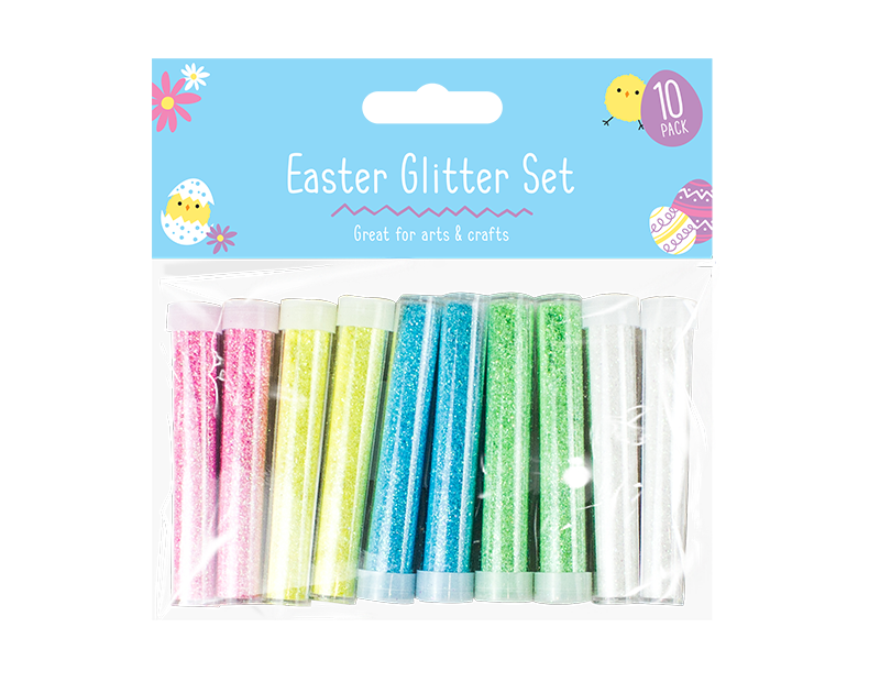 Easter Craft Glitter - 10 Pack