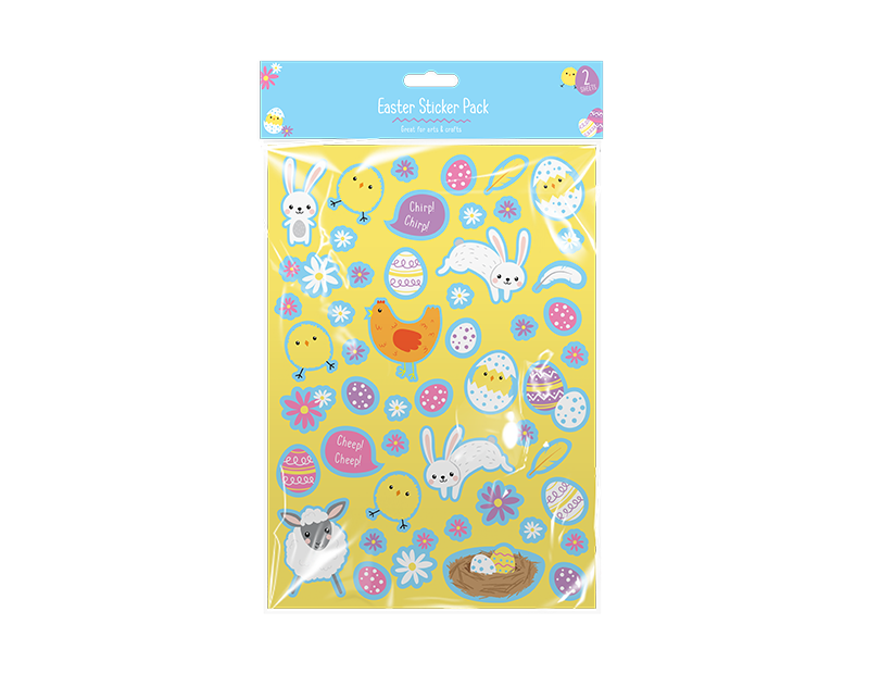 Easter Stickers - 2 Sheets Easter Stickers 2 Sheets