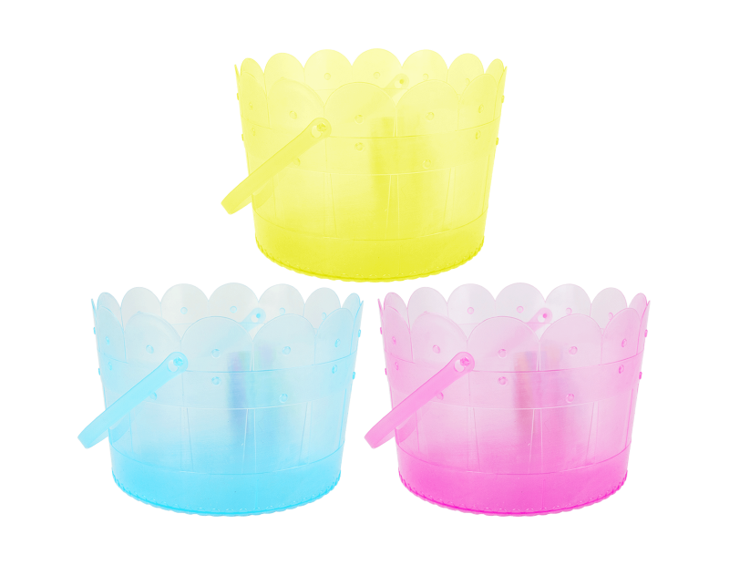 Plastic Easter Treat Bucket Plastic Easter Treat Bucket