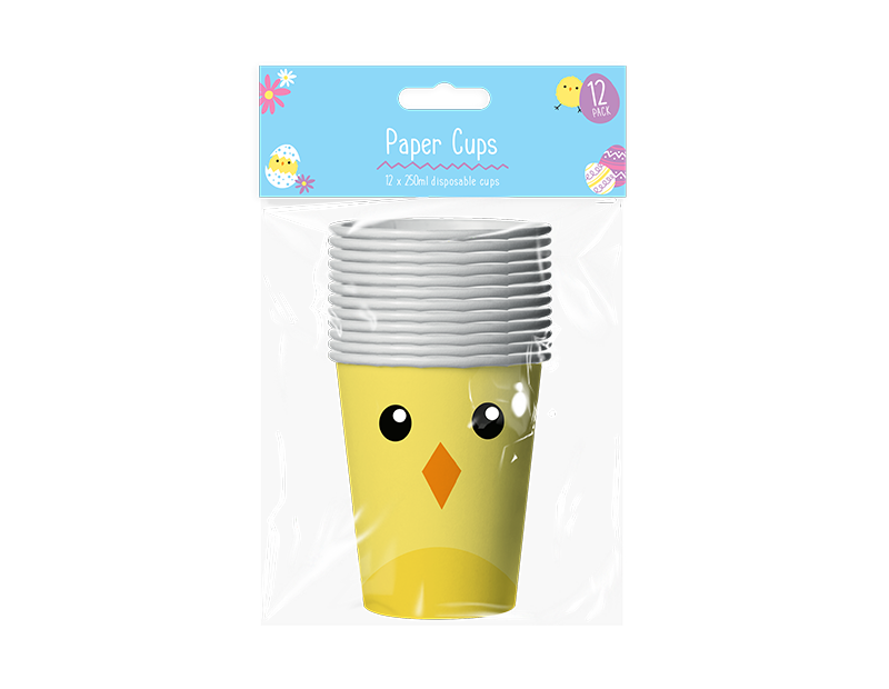 Easter Disposable Paper Cups - 12 Pack Easter Disposable Paper Cups - 12 Pack