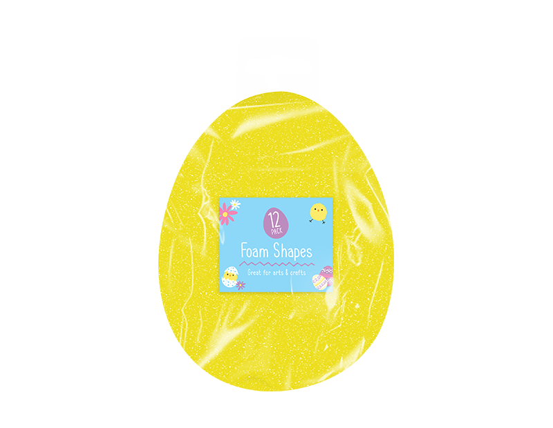 Easter Egg Foam Shapes - 12 Pack Easter Egg Foam Shapes - 12 Pack