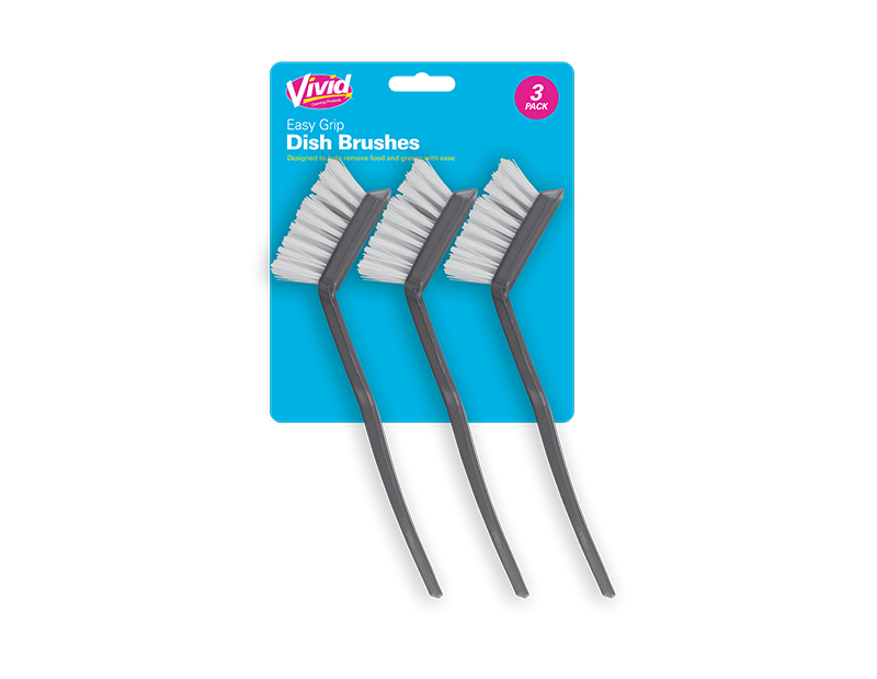 Easy Grip Dish Brushes - 3 Pack Easy Grip Dish Brushes - 3 Pack