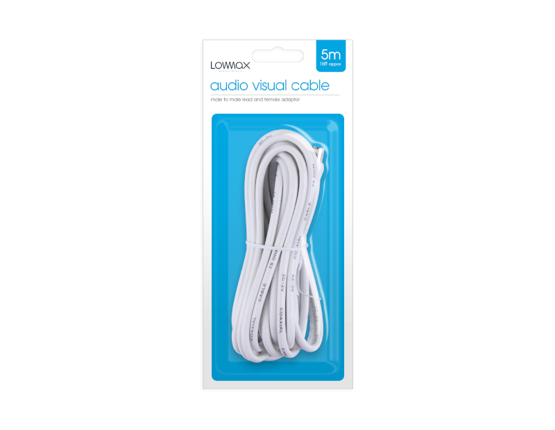 TV/Video Lead & Adaptor 5m TV/Video Lead & Adaptor 5m
