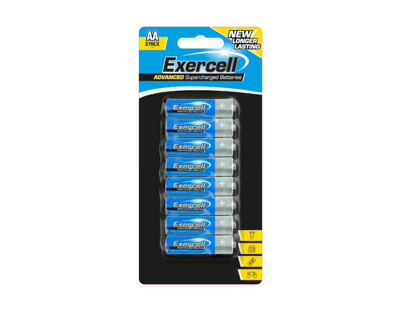 Advanced AA Batteries Advanced AA Supercharged Batteries - 8 Pack
