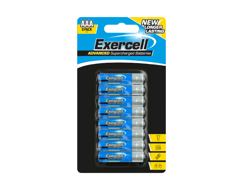 Advanced AAA Batteries Advanced AAA Supercharged Batteries - 8 Pack