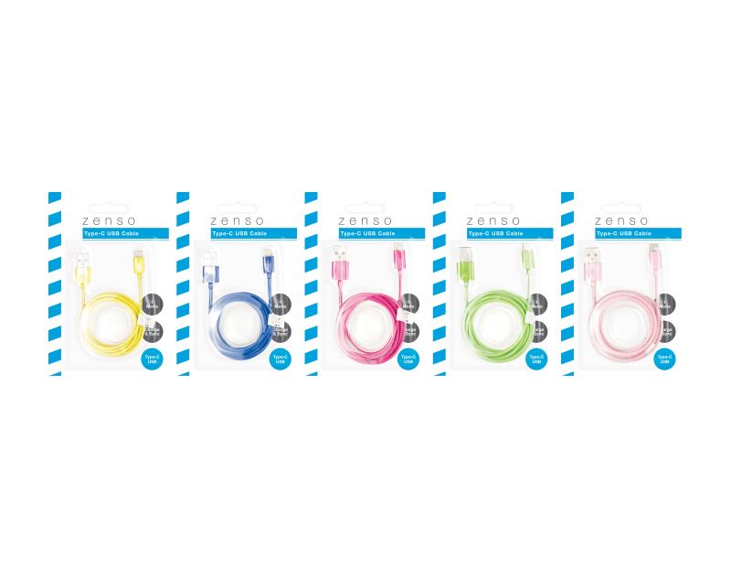 Coloured USB Cable Type C 1m Coloured USB Cable Type C 1m