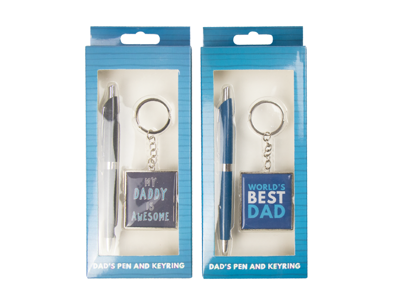 Fathers Day Pen & Keychain Gift Set Fathers Day Pen & Keychain Gift Set