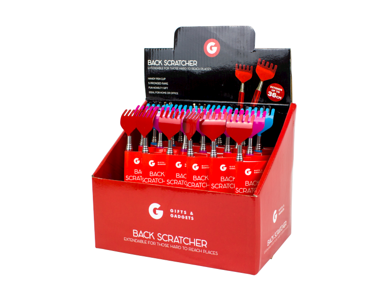 Extendable Back Scratcher With PDQ Extendable Back Scratcher (Display Boxed)