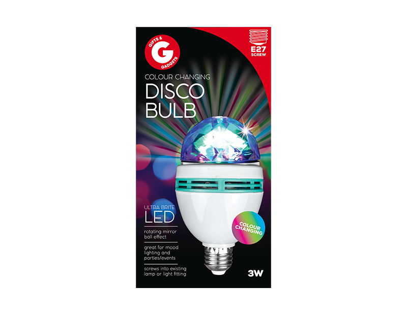 Colour Changing Disco Bulb ES/E27 Colour Changing Disco Bulb ES/E27