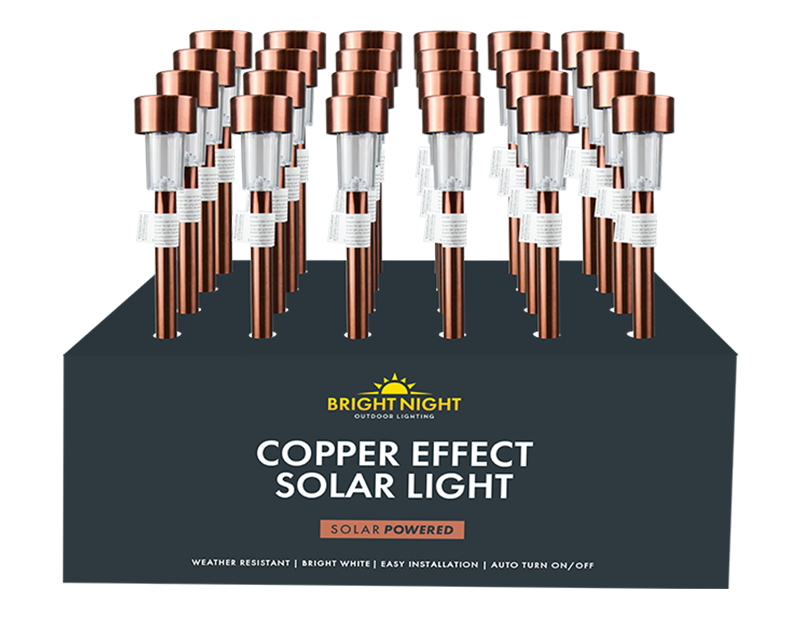 Copper Look Solar Stake Light PDQ Copper Look Solar Stake Light PDQ
